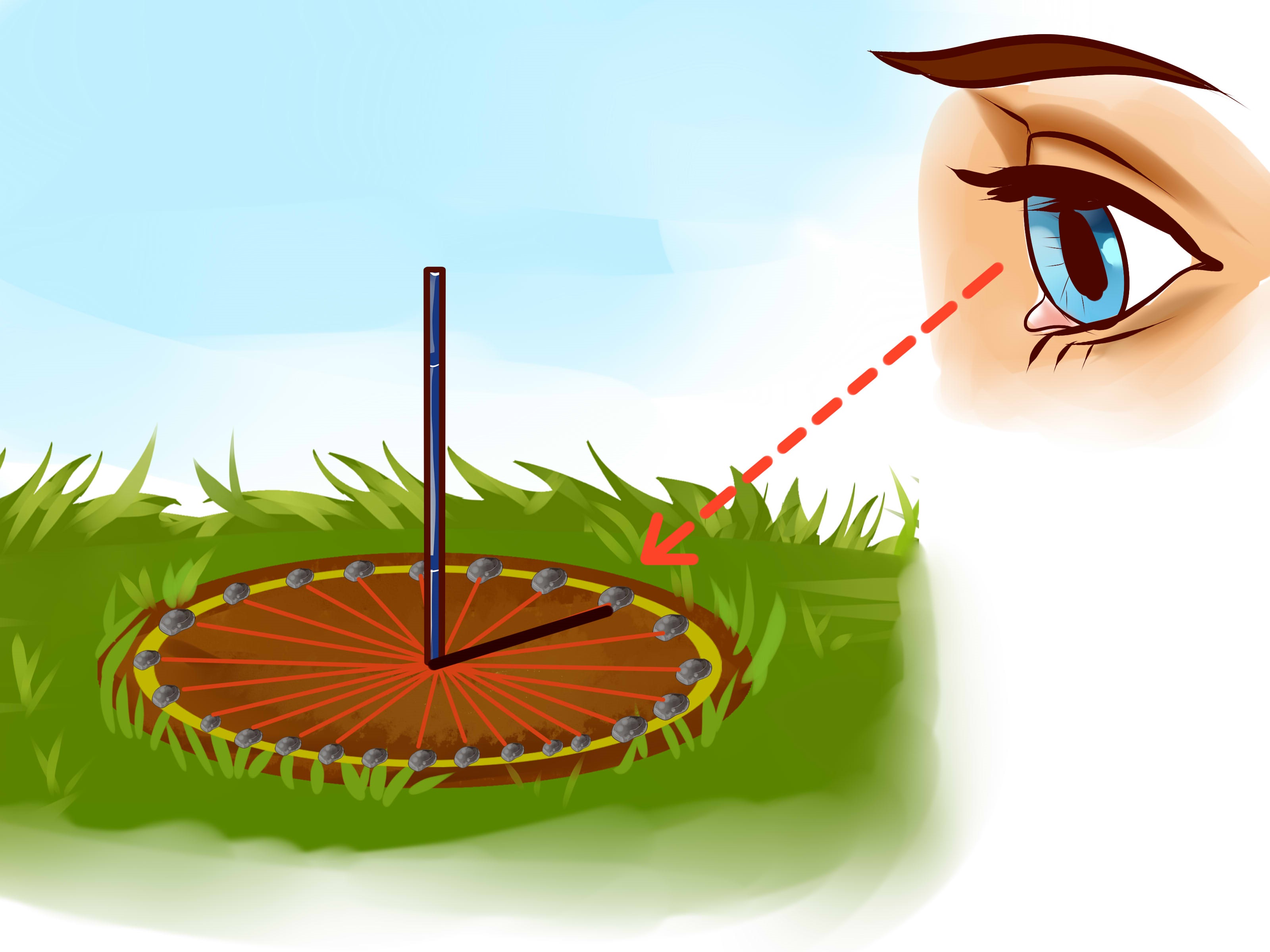 3200x2400 How To Build A Temporary Sundial Steps