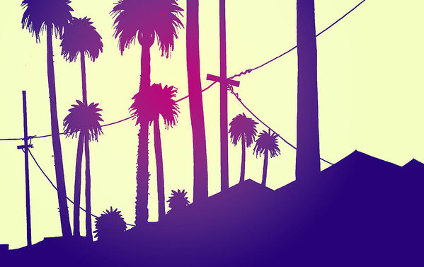 599x377 Sunset Drawings Fine Art America