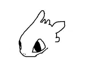 302x225 draw toothless,toothless,from how to train your dragons, step