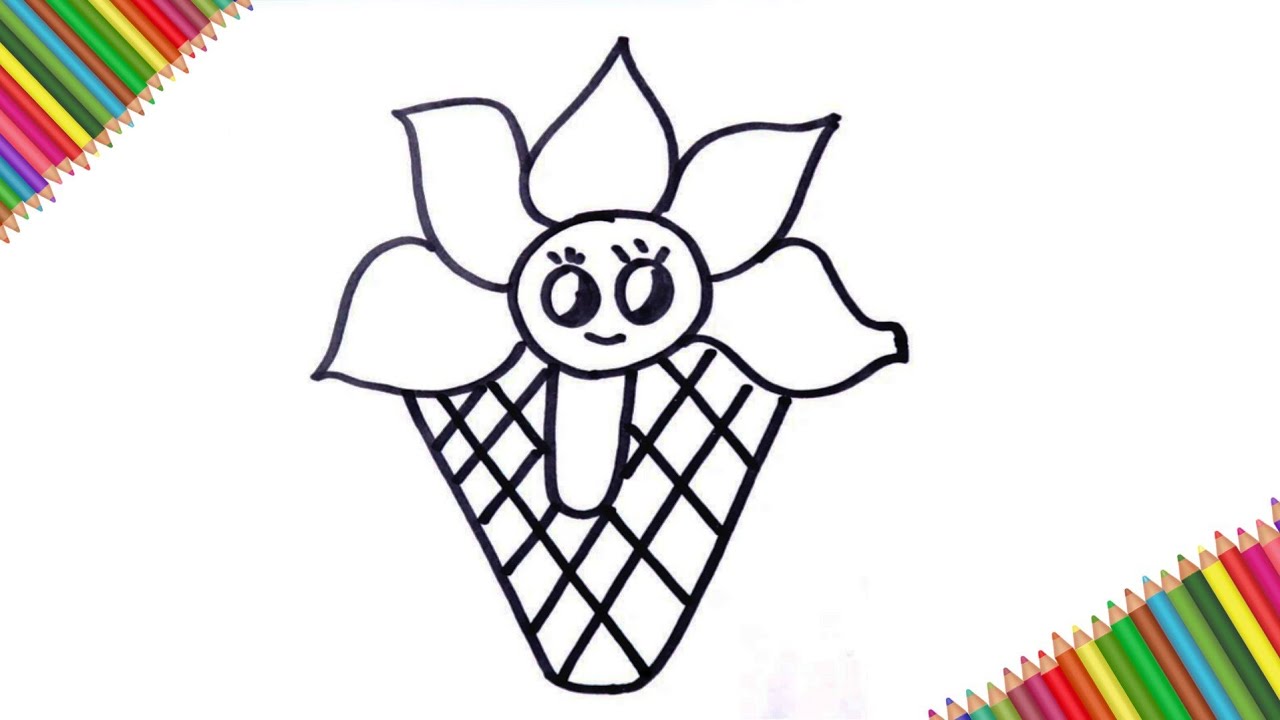 1280x720 How To Draw Sunflower