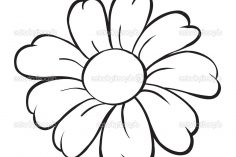 236x157 Sunflower Drawing Easy Cartoon For Kids Things Eyes A House I