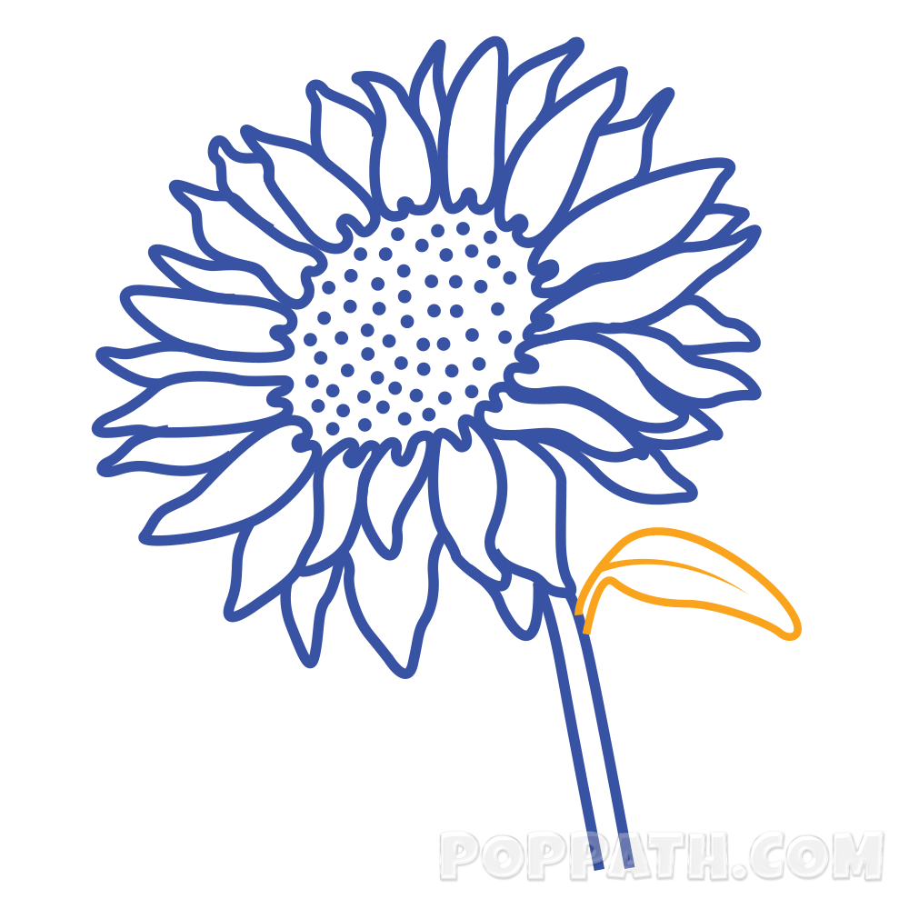 1000x1000 Drawing Sunflowers Chibi Transparent Png Clipart Free Download