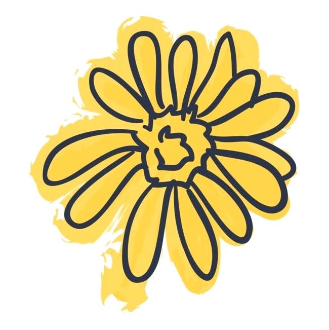 650x651 How To Draw Sun Flowers