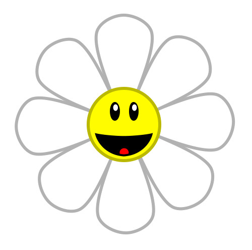 500x495 Drawing A Cartoon Sunflower