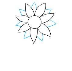 236x235 Learn How To Draw Sunflower Plant