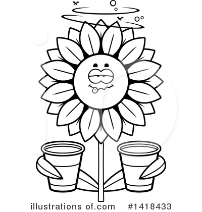 400x420 Sunflower Clipart