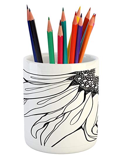 421x550 Ambesonne Doodle Pencil Pen Holder, Part