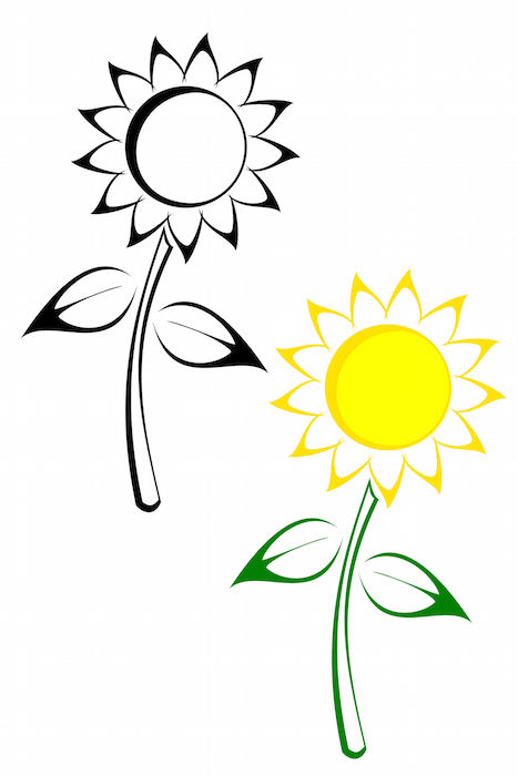 467x700 Sunflower Tattoo Meaning