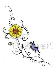 236x291 Sunflower Infinity Tattoos Ideas And Designs
