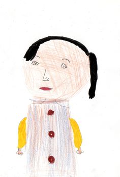 236x350 Sunny Day Crayon Drawing Royalty Free Stock Image