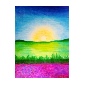 300x300 Sunrise Drawing