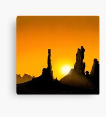 210x230 Desert Scenery Sunset Drawing Canvas Prints Redbubble