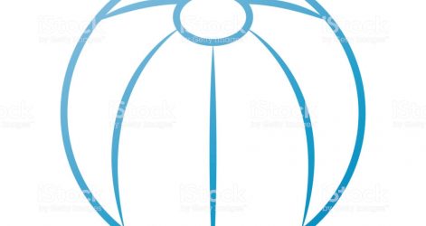 471x250 Ball Drawing Clipart Beach Video Sunset Black And White Image