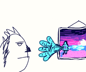 300x250 Stickpeople Vs A Pencil On Lined Paper