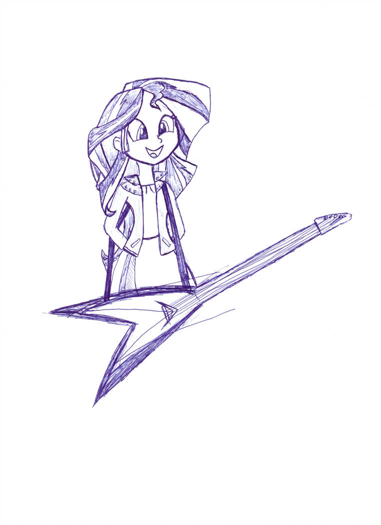 762x1049 Sunset Shimmer And A Badly Drawn Guitar