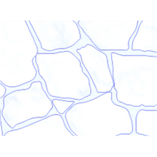 500x500 Field Stone Black Rundle