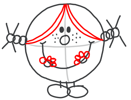 450x344 How To Draw Little Miss Sunshine Drawing Tutorial For Kids