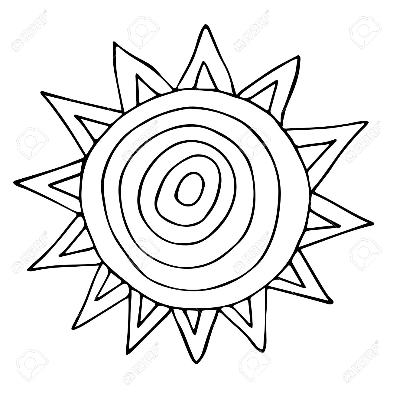 1300x1300 Sunshine Clipart Drawn