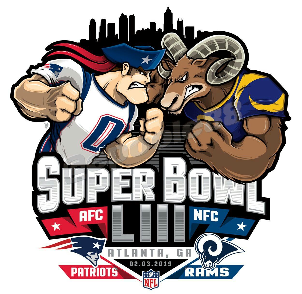 1250x1219 The Nfl Super Bowl New England Patriots V Los Angeles Rams