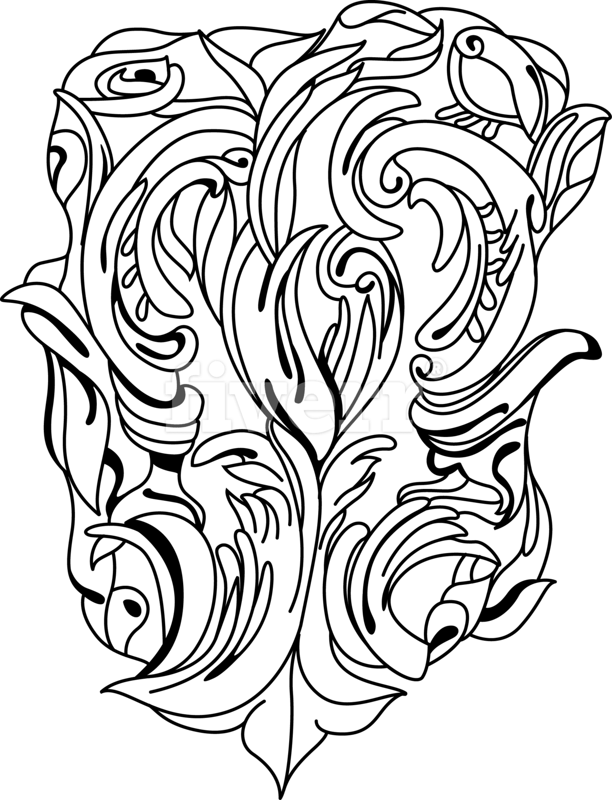 1200x1569 Draw Your Image Into Super Detailed Line Art