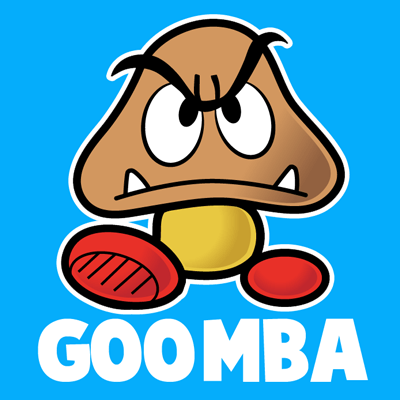 400x400 How To Draw Goomba From Nintendo's Super Mario Bros With Easy