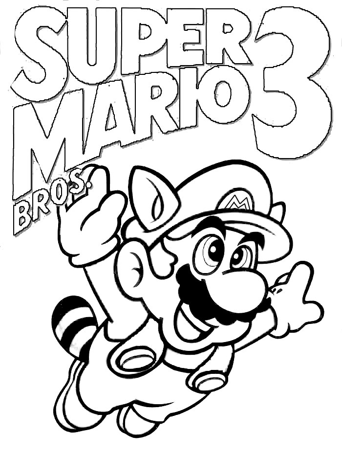 700x938 Mario Coloring Pages