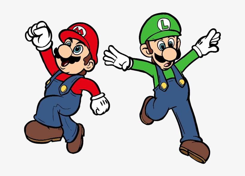 820x589 Mario Brothers Drawing At Getdrawings