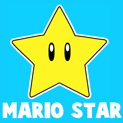 400x400 How To Draw The Star From Nintendo's Super Mario Bros With Easy