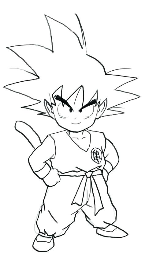 500x827 Goku Coloring Pictures Free Coloring Pages For Kids Coloring