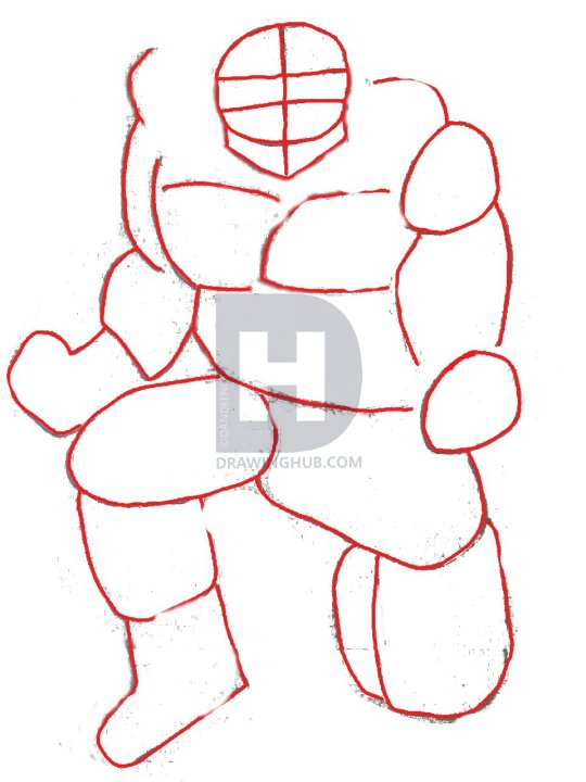 540x720 How To Draw Super Saiyan Goku, Step