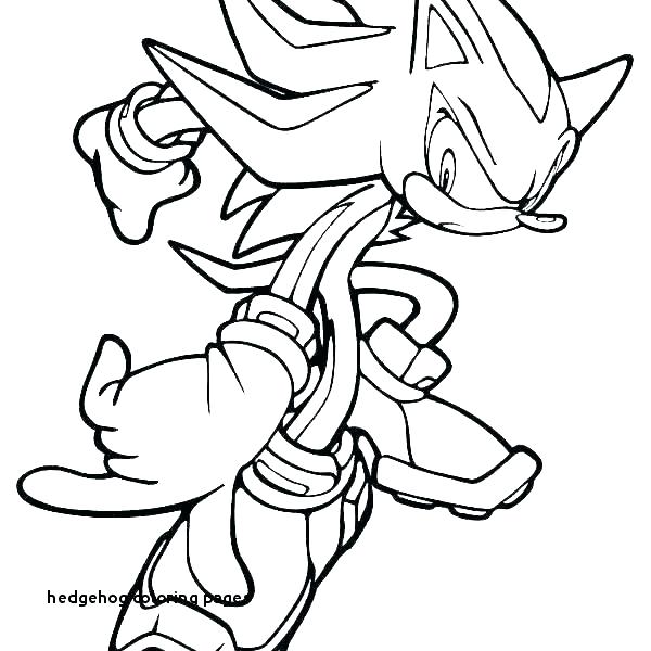 600x600 Extraordinary Sonic Coloring Pages Shadow Super Printable