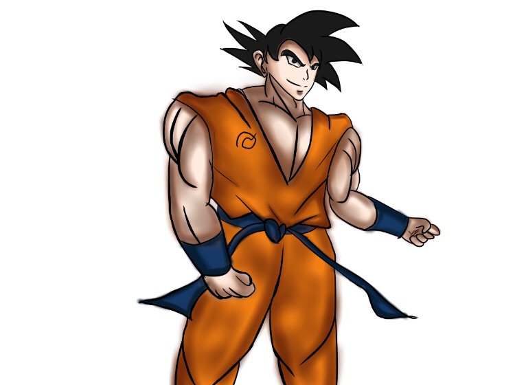 750x560 dragon ball super resurrection f goku drawing dragon ball