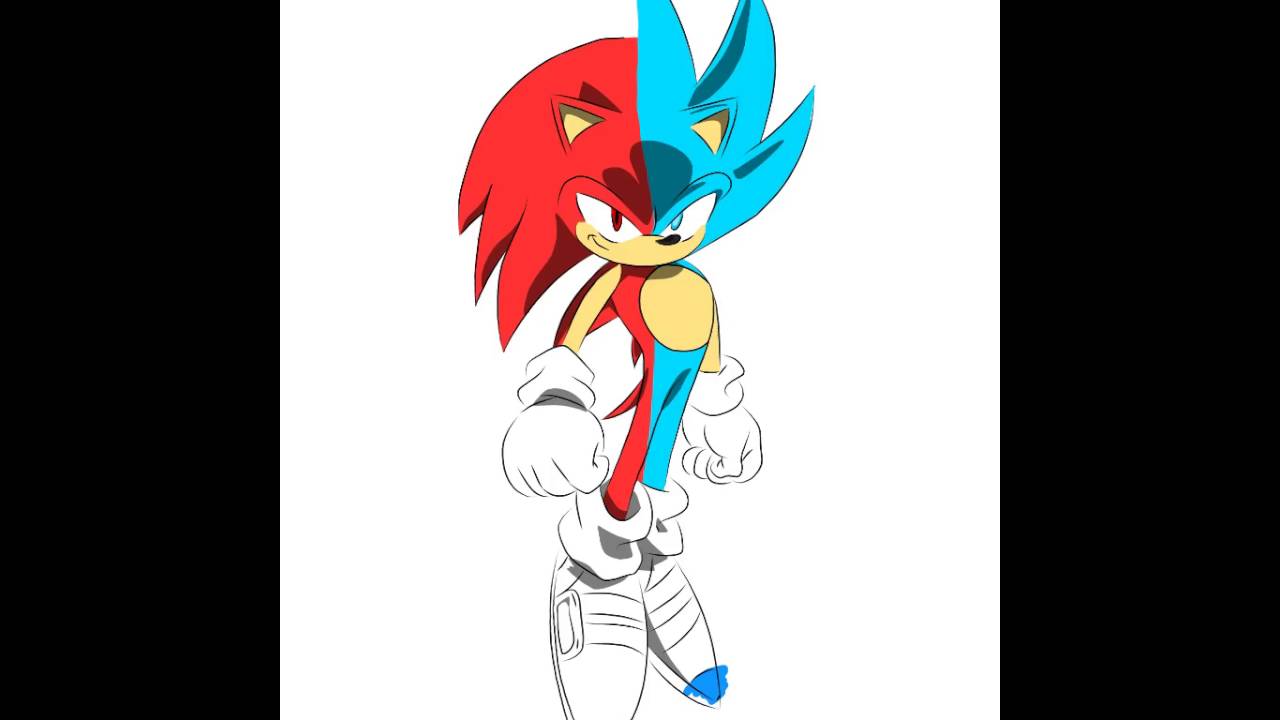 1280x720 Super Sonic God And Super Sonic Blue