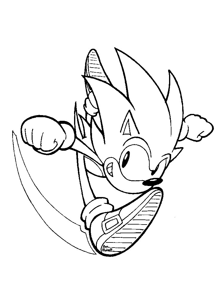 750x1000 Super Sonic Coloring Pages Free Printable Super Sonic Coloring Pages