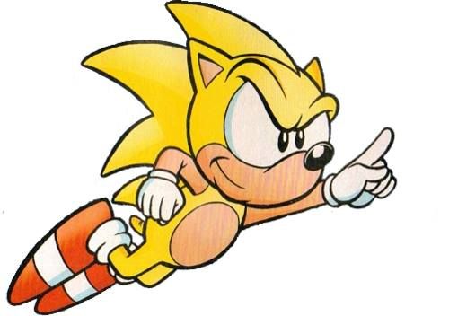 500x352 Classic Super Sonic Greatest Sonic Characters And Vehicles