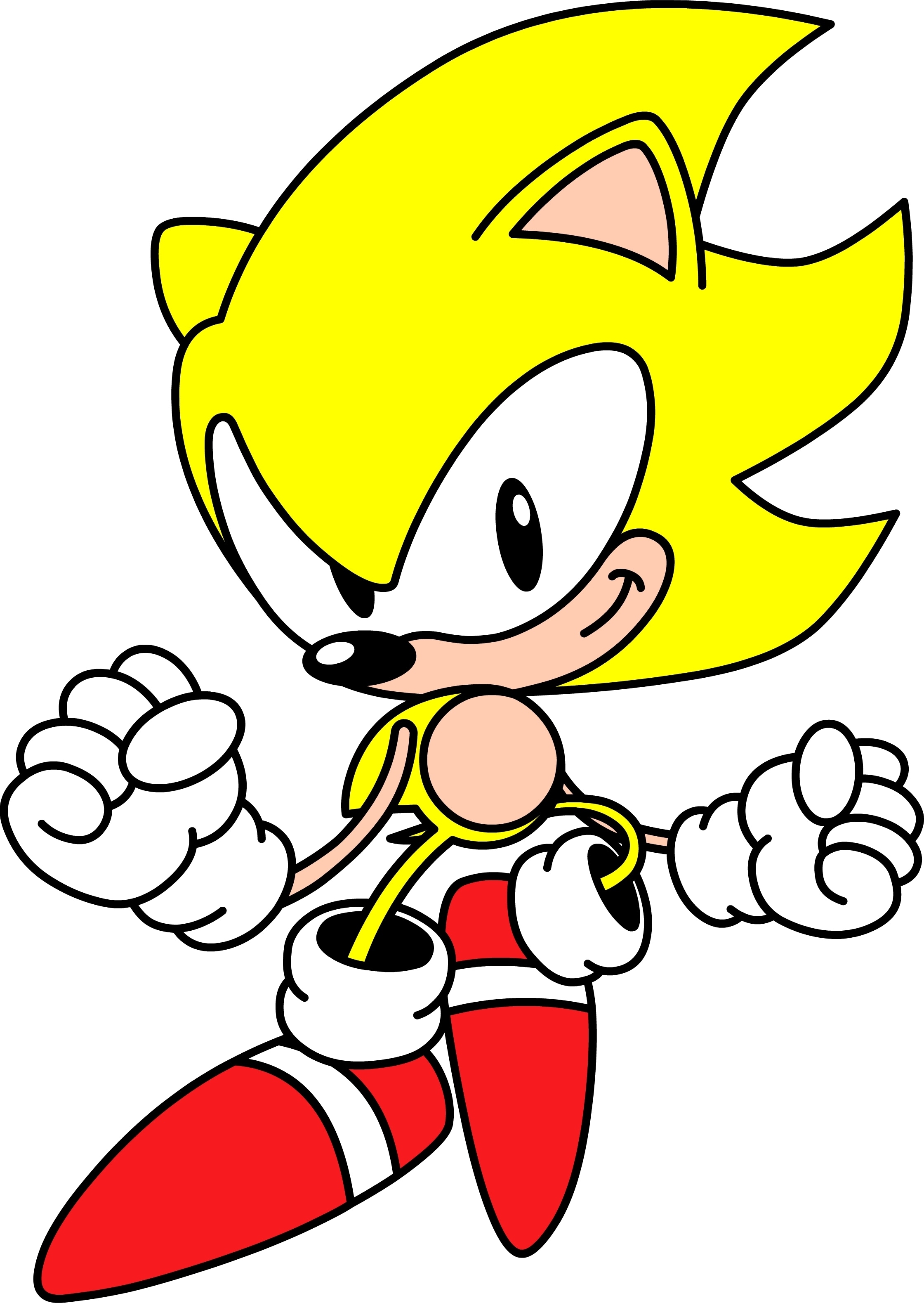 2240x3157 Guys How Do You Like My Epic Super Sonic Drawing Btw Naoto Ohshima