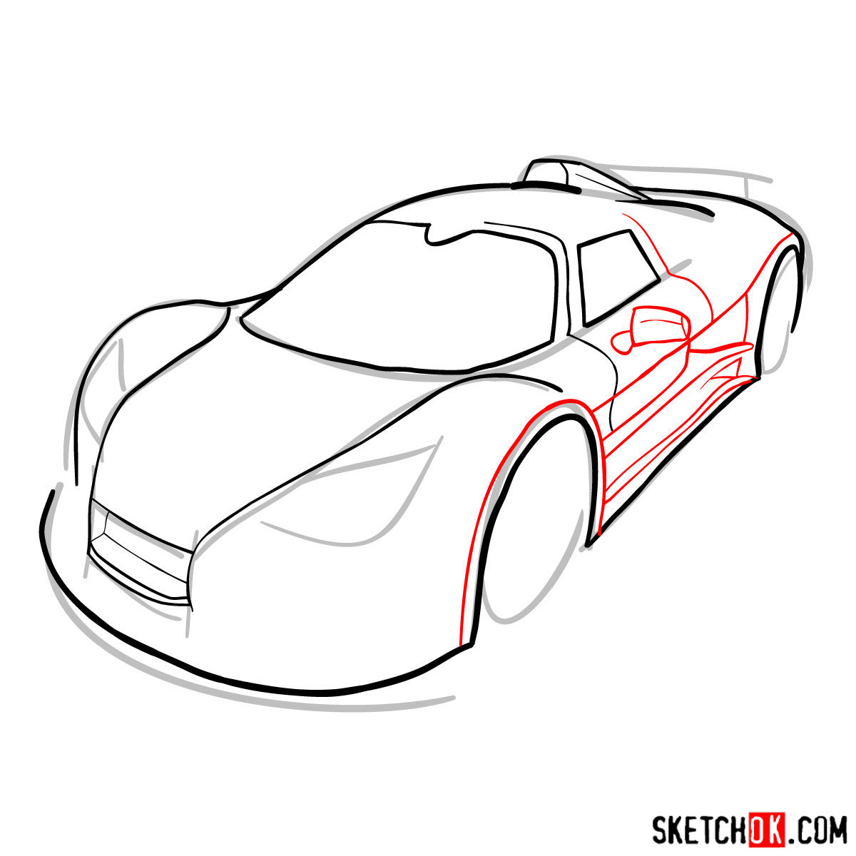 1200x1200 How To Draw Gumpert Apolo Sport