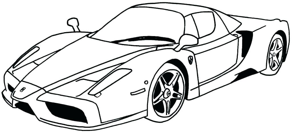 1024x468 Car Drawing Template