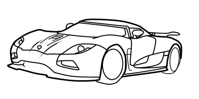 400x200 Supercar's Illustrations Art Street