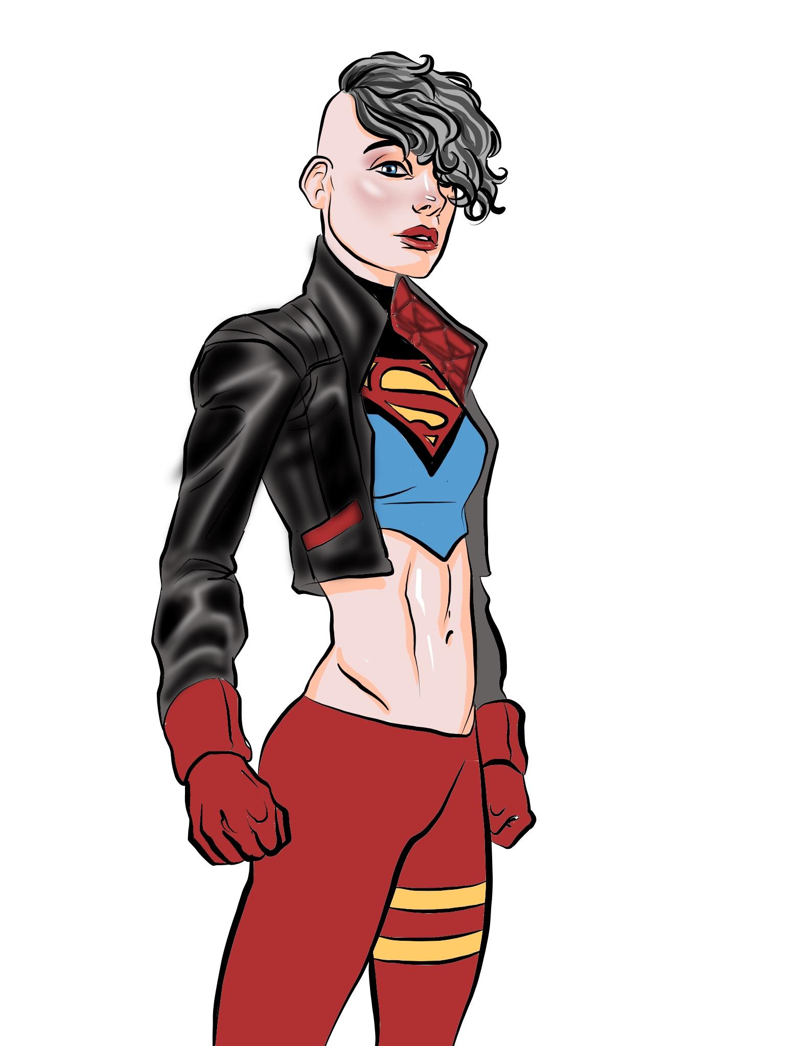 1536x2048 Don't Call Her Supergirl Drawing