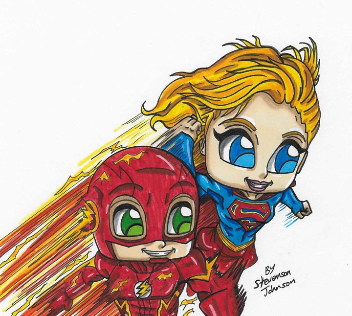 720x646 Supergirl The Flash Team Up