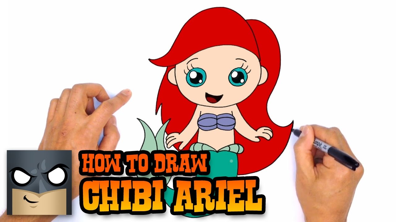 1280x720 How To Draw Ariel The Little Mermaid