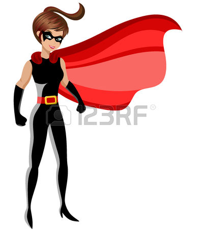 397x450 Female Superheroes Clipart No Cape Collection