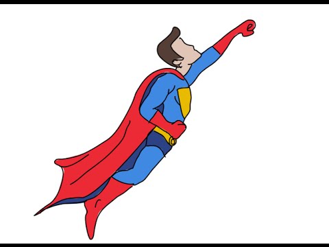 480x360 How To Draw Superman Sketch