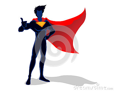 400x320 Super Hero Cape Clip Art