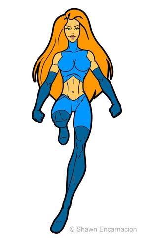 300x492 How To Draw A Female Superhero