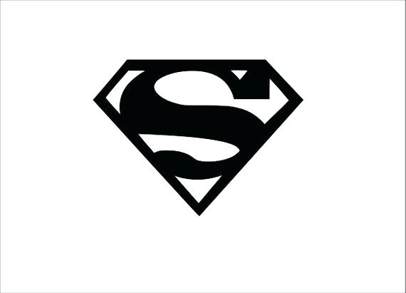 570x411 Superman Symbol Outline Download Printable Superman Logo Outline