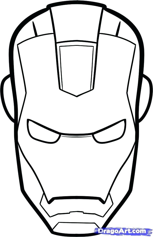 Superhero Drawing Outline | Free download on ClipArtMag