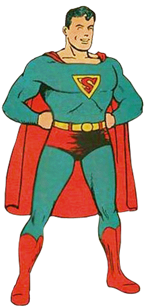 Superman Cartoon Drawing