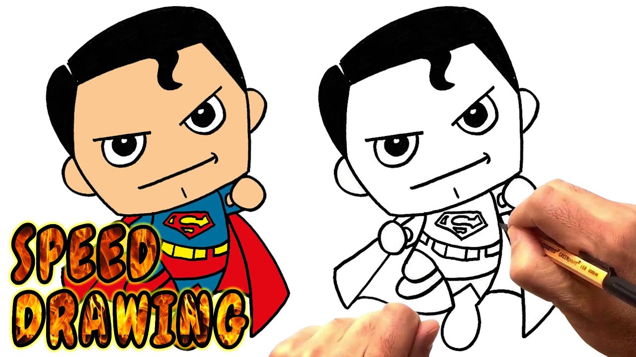1280x720 How To Draw Chibi Superman